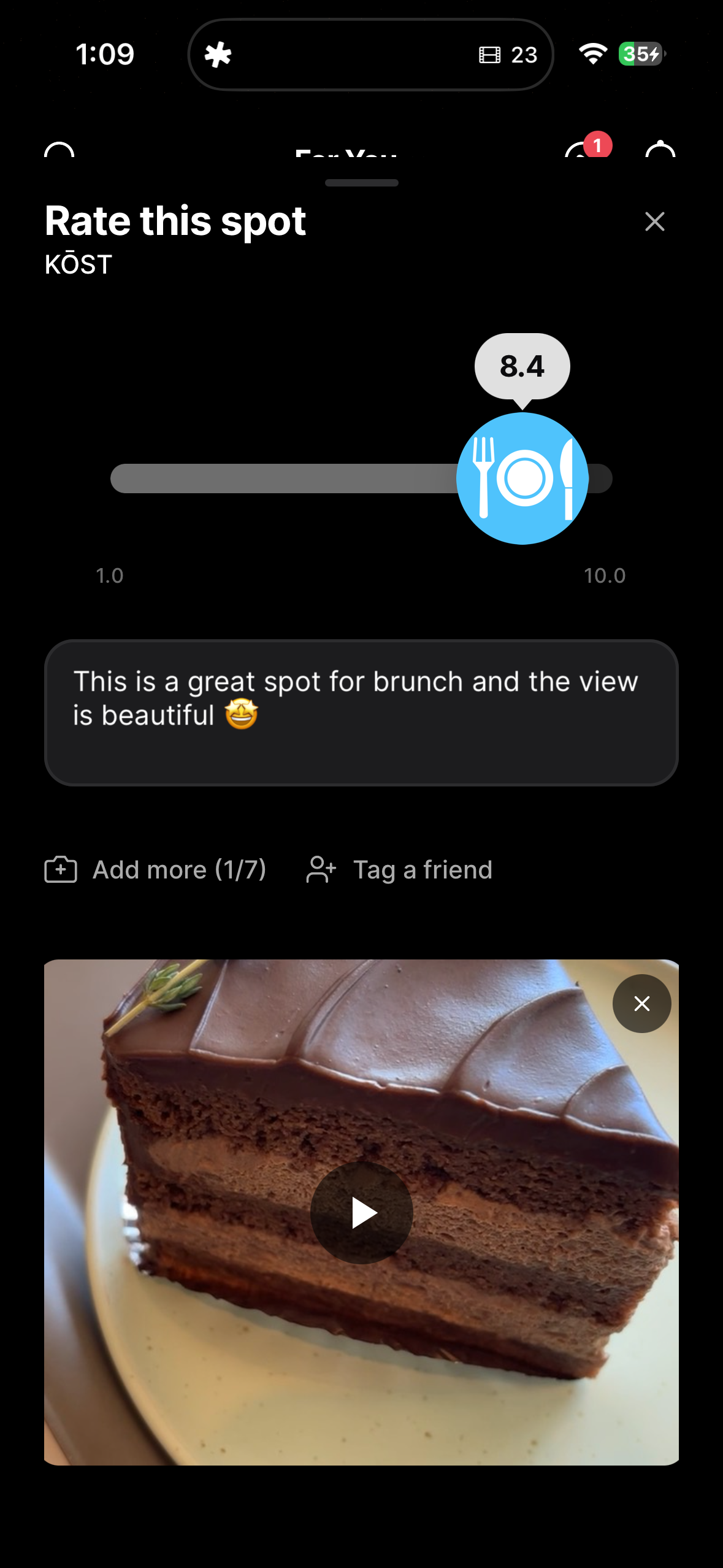 Flavr app — Rate